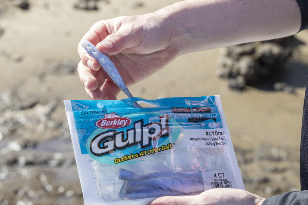 Gulp! 3”, 4” & 5” Nemesis Prawn Paddle Tail - Berkley Fishing