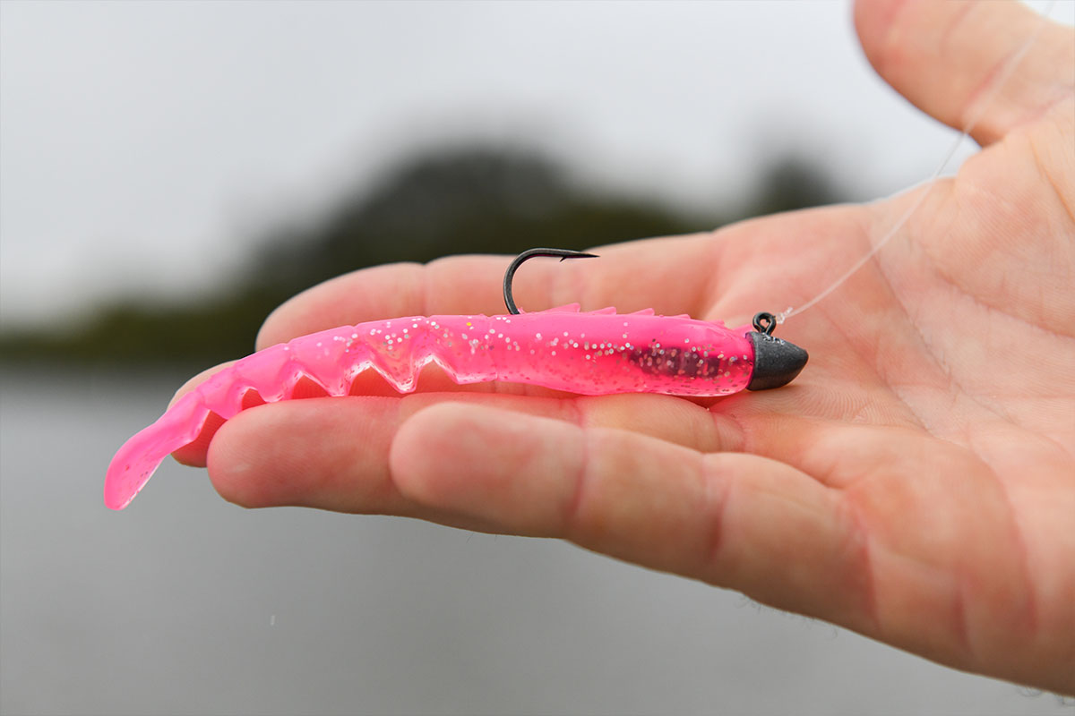 REDUCED PRICE Shrimp Fishing Lures Pink Yellow Orange Green